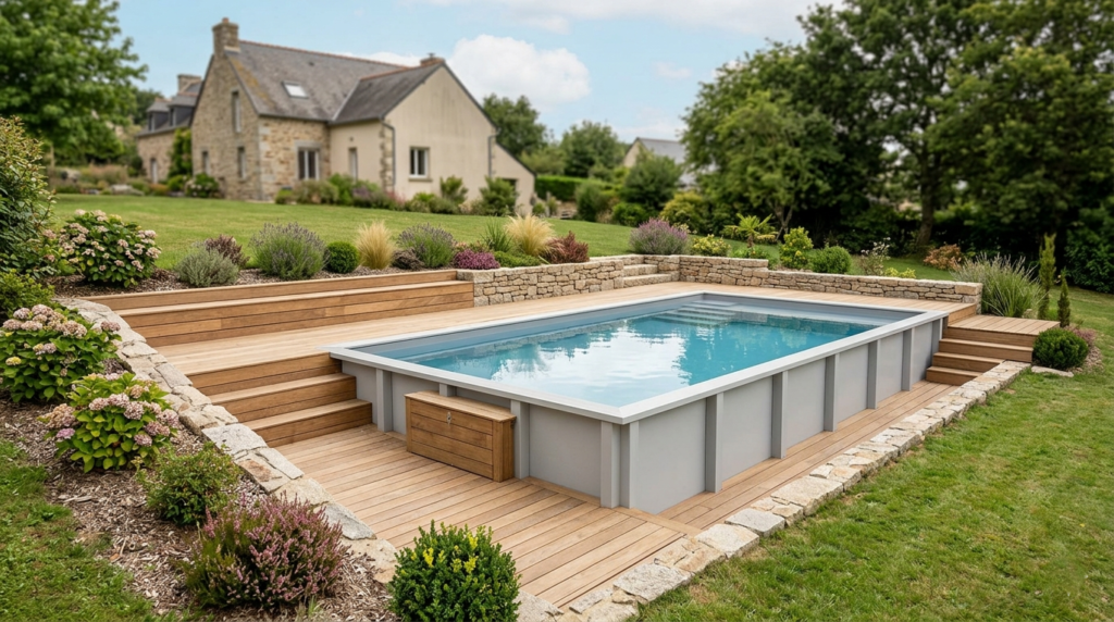 Construction piscine à Pontaubault | KOPEC